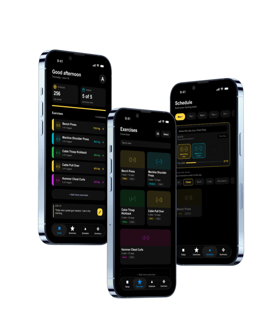 QINETIC app screens